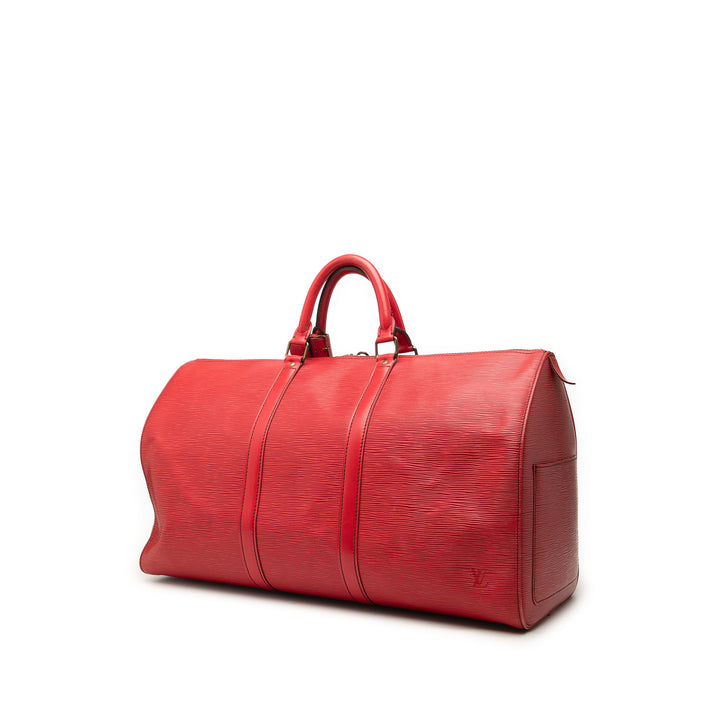 Louis Vuitton Keepall 50 Épi Rouge – vue 2 – GABY PARIS