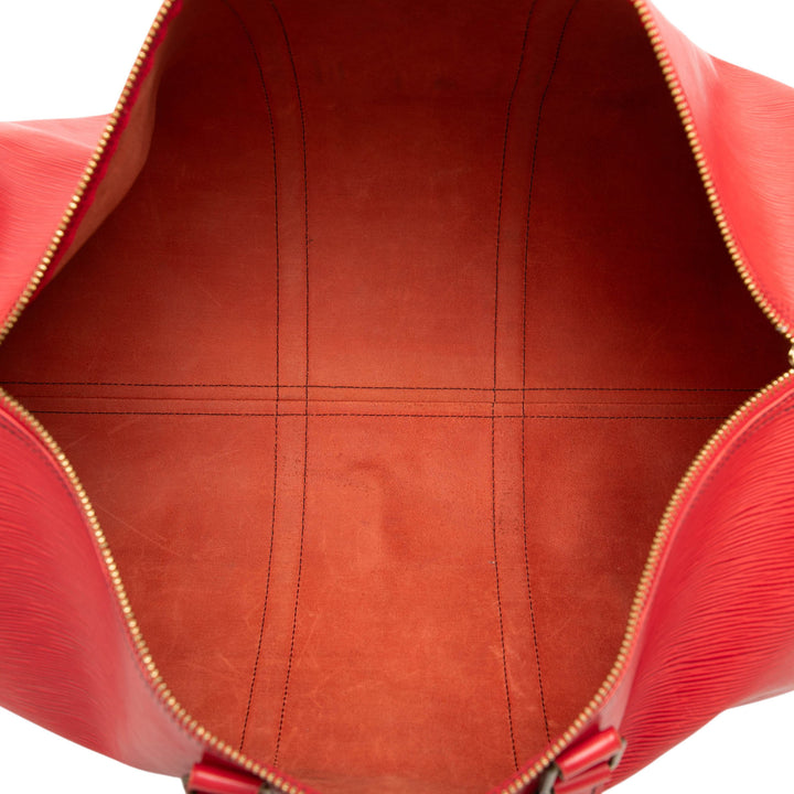 Louis Vuitton Keepall 50 Épi Rouge – vue 4 – GABY PARIS