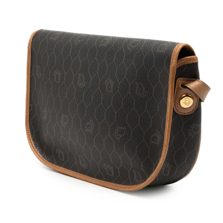 Dior Honeycomb Sac Toile enduite Noir