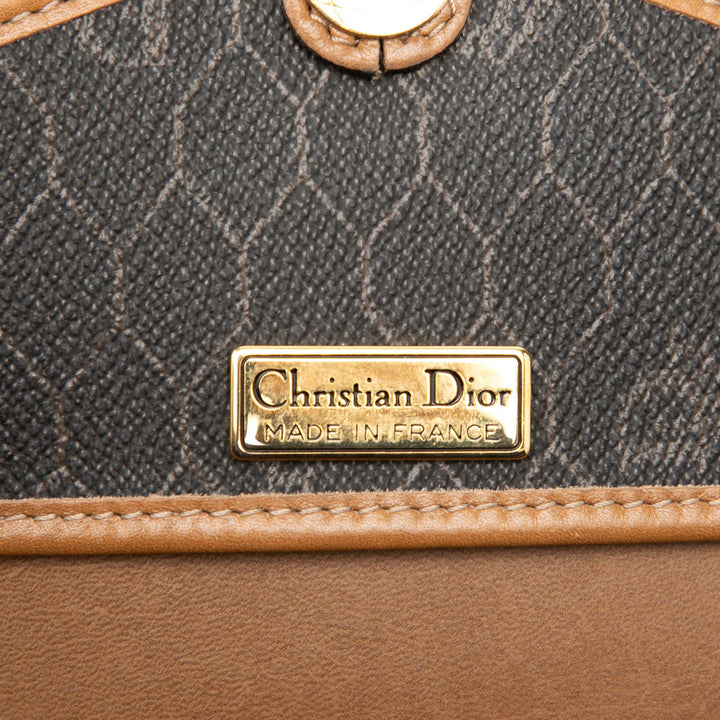 Dior Honeycomb Sac Toile enduite Noir