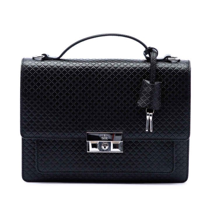 Gucci Diamante Cuir de veau Business Sac