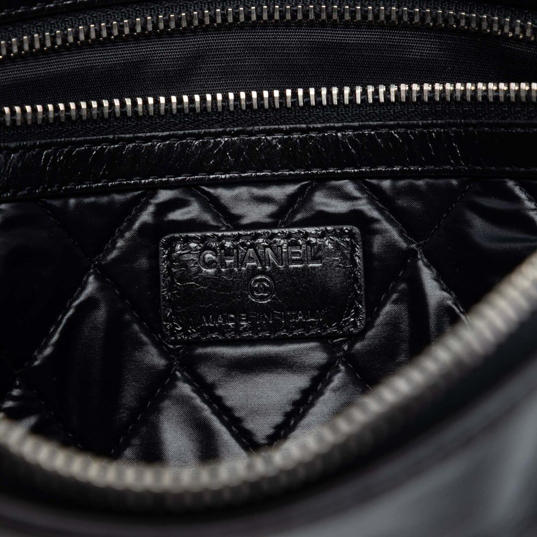Chanel Distressed Cuir de veau Je Ne Suis Pas En Solde Pochette
