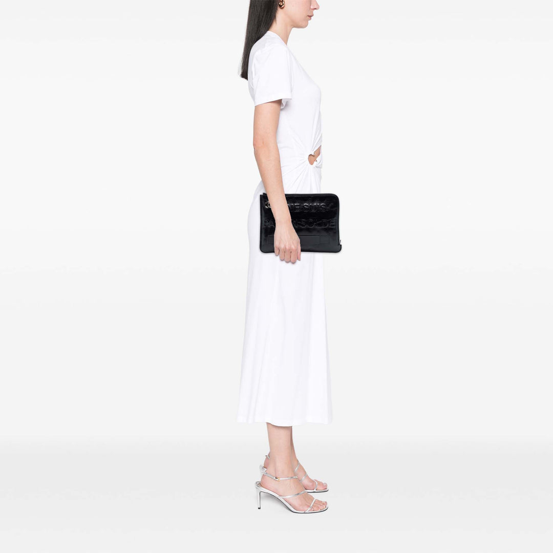 Chanel Distressed Cuir de veau Je Ne Suis Pas En Solde Pochette