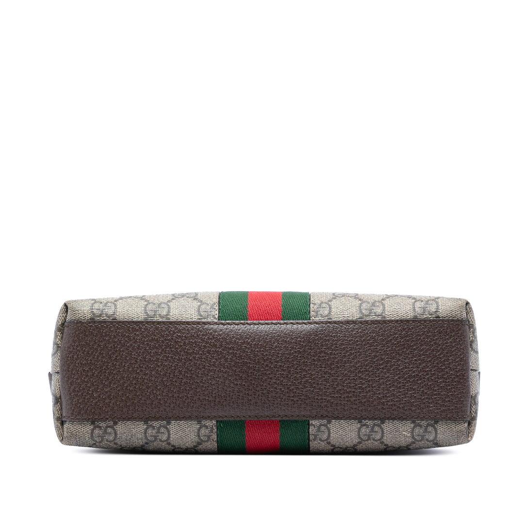 Gucci Small GG Supreme Web Ophidia Dome Sac porté croisé
