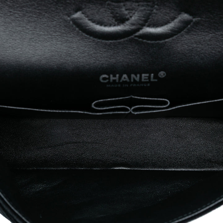 Chanel Medium Classic Velours Double rabat Noir – GABY PARIS Authentique