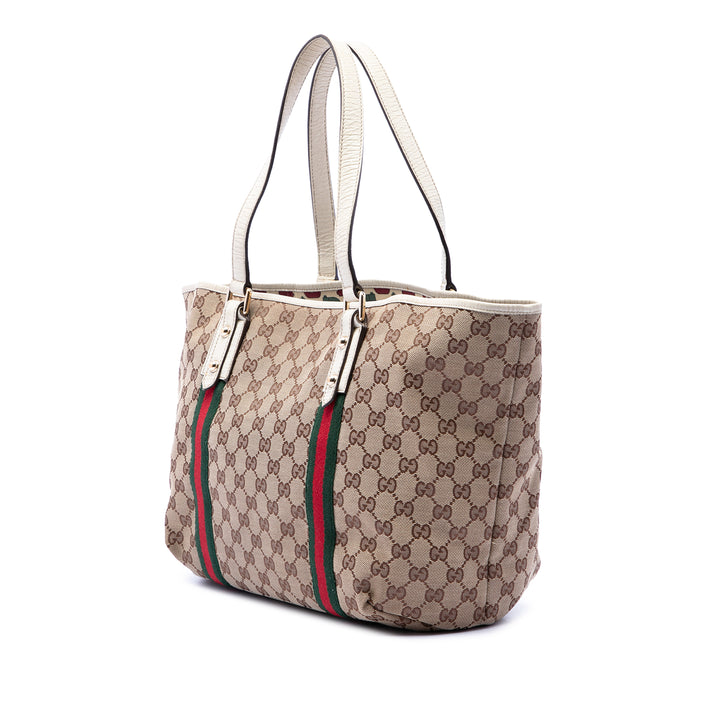 Gucci Large GG Toile Web Jolicoeur Cabas