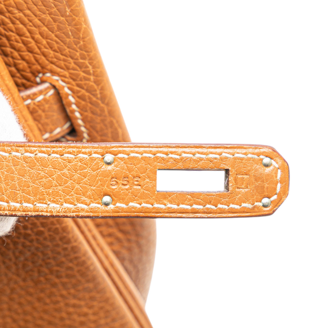Hermès Clemence Birkin Retourne 35 Marron