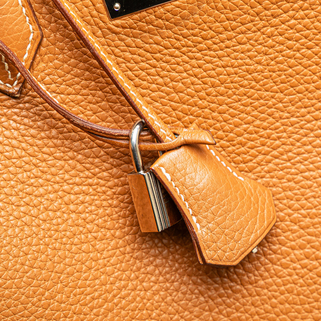 Hermès Clemence Birkin Retourne 35 Marron
