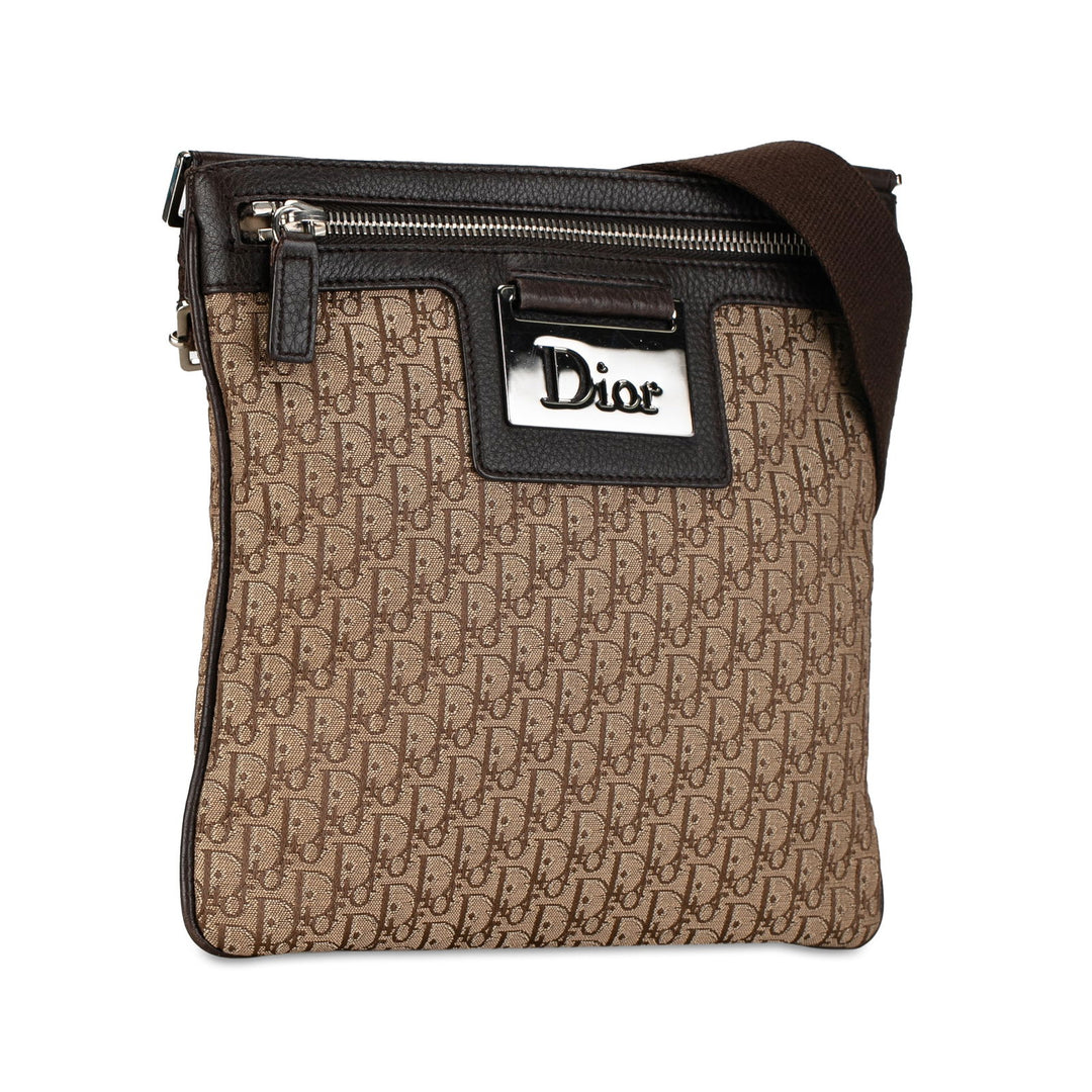 Dior Diorissimo Trotter Canvas Street Chic Crossbody Brown - gabyparis.fr