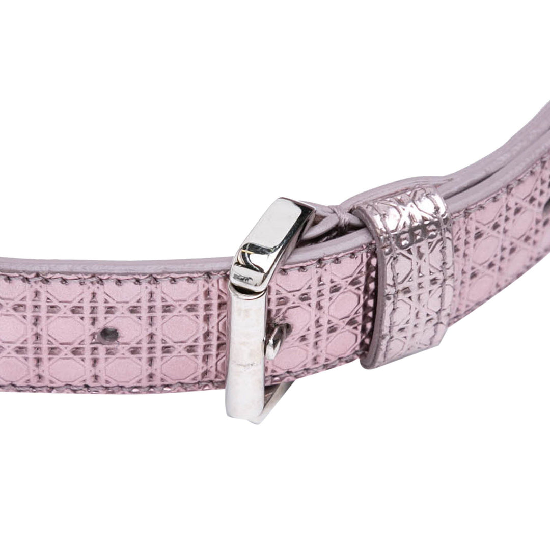 Dior Micro Patent Microcannage Lady Dior Purple - GABY PARIS