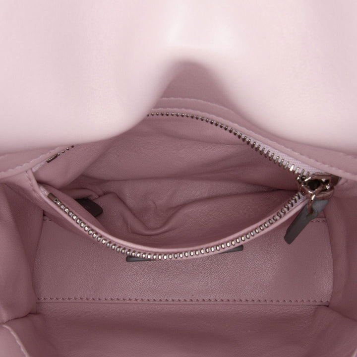 Dior Mini Tricolor Lambskin Cannage Lady Dior Pink - GABY PARIS