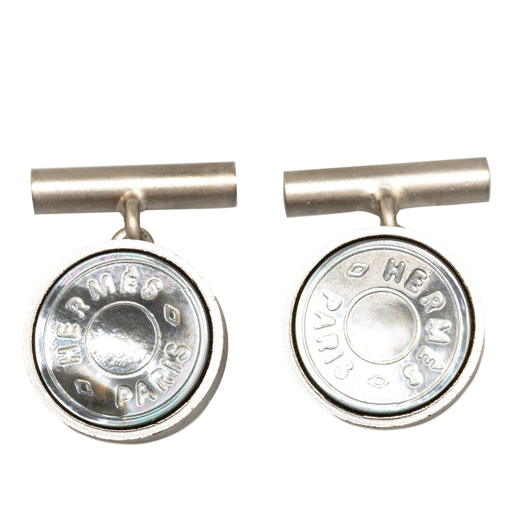 Silver Clou de Selle Cufflinks Silver - Gaby Paris