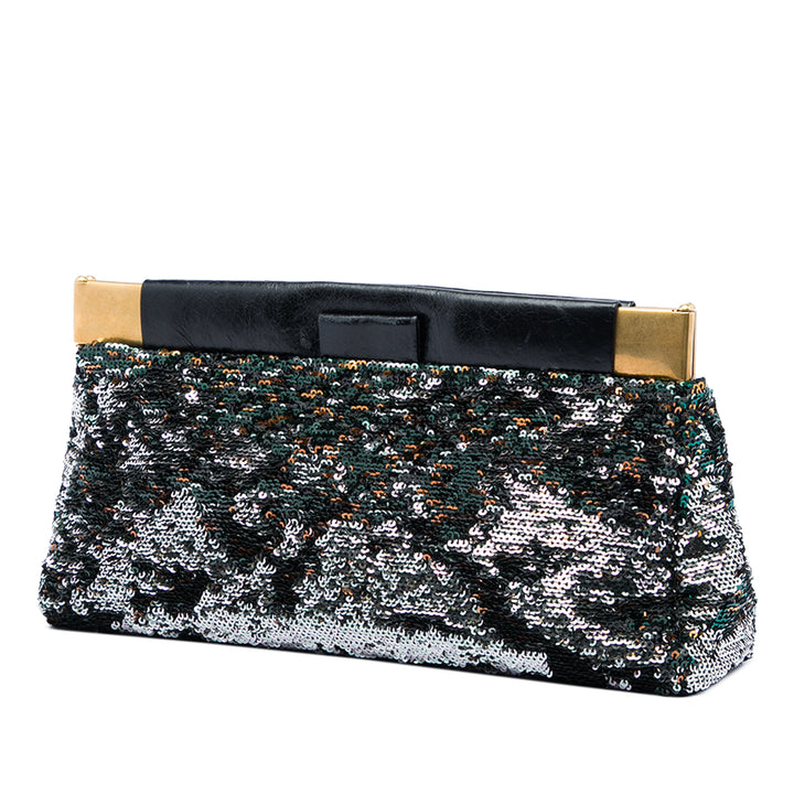 Miu Miu Pochette Sequins Armature Other Noir – vue 2 – GABY PARIS