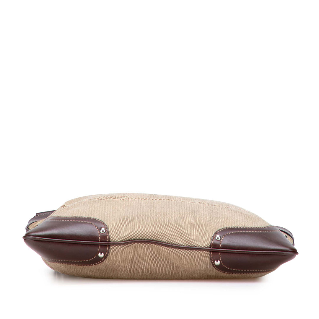 Prada Toile Canapa Logo Sac porté croisé