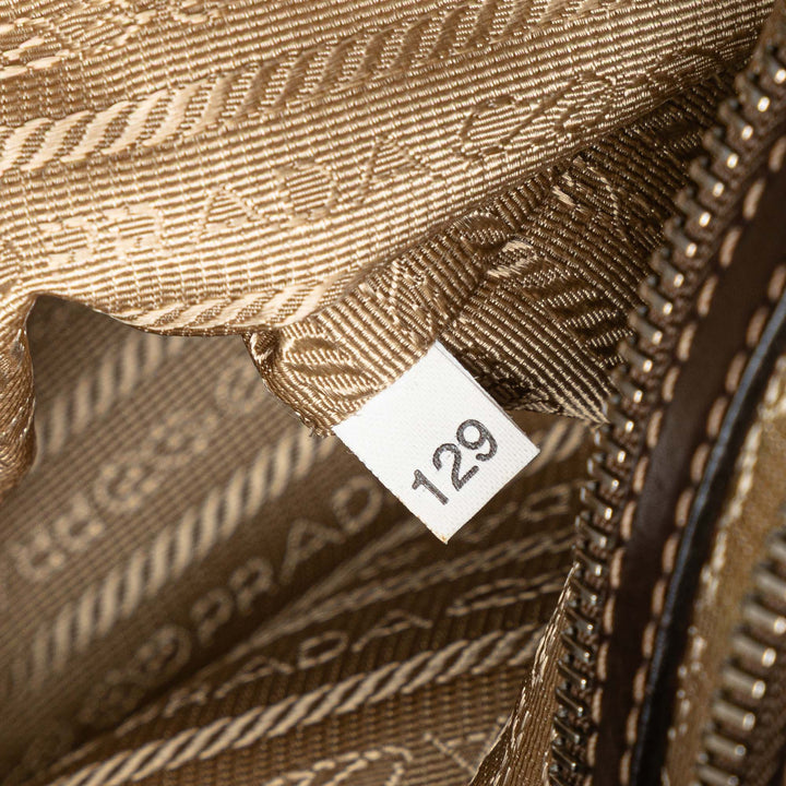 Prada Toile Canapa Logo Sac porté croisé
