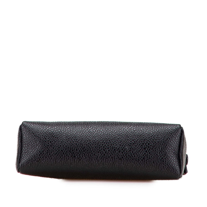 Chanel CC Caviar Cosmetic Pochette Noir