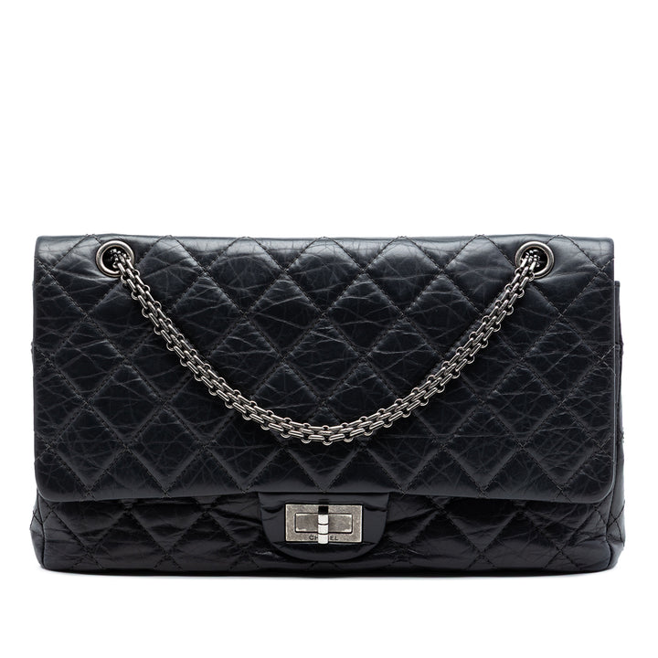 Chanel Matelassé vieilli Cuir de veau Reissue 2.55 Double rabat 227