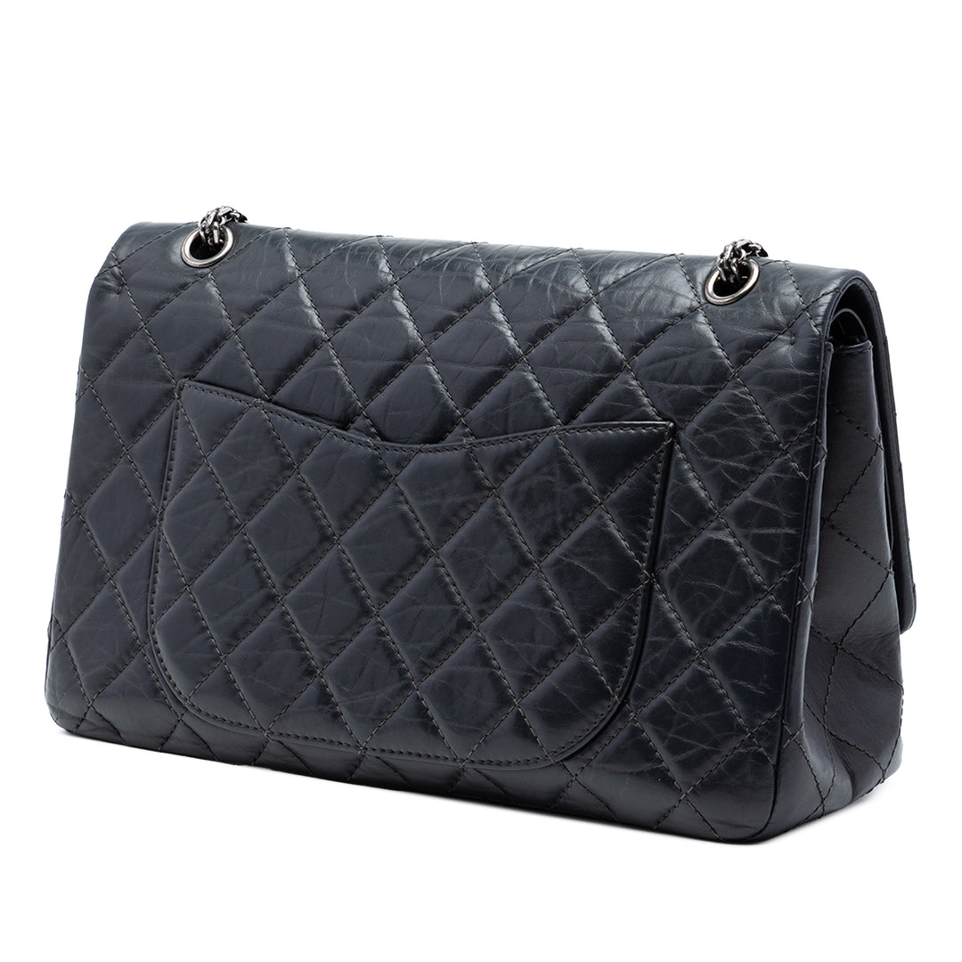 Chanel Matelassé vieilli Cuir de veau Reissue 2.55 Double rabat 227