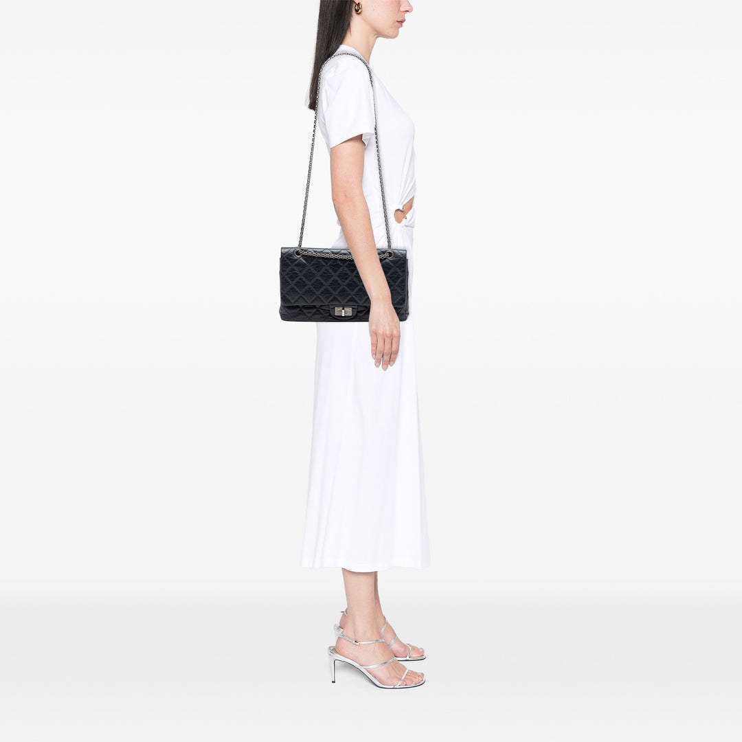 Chanel Matelassé vieilli Cuir de veau Reissue 2.55 Double rabat 227