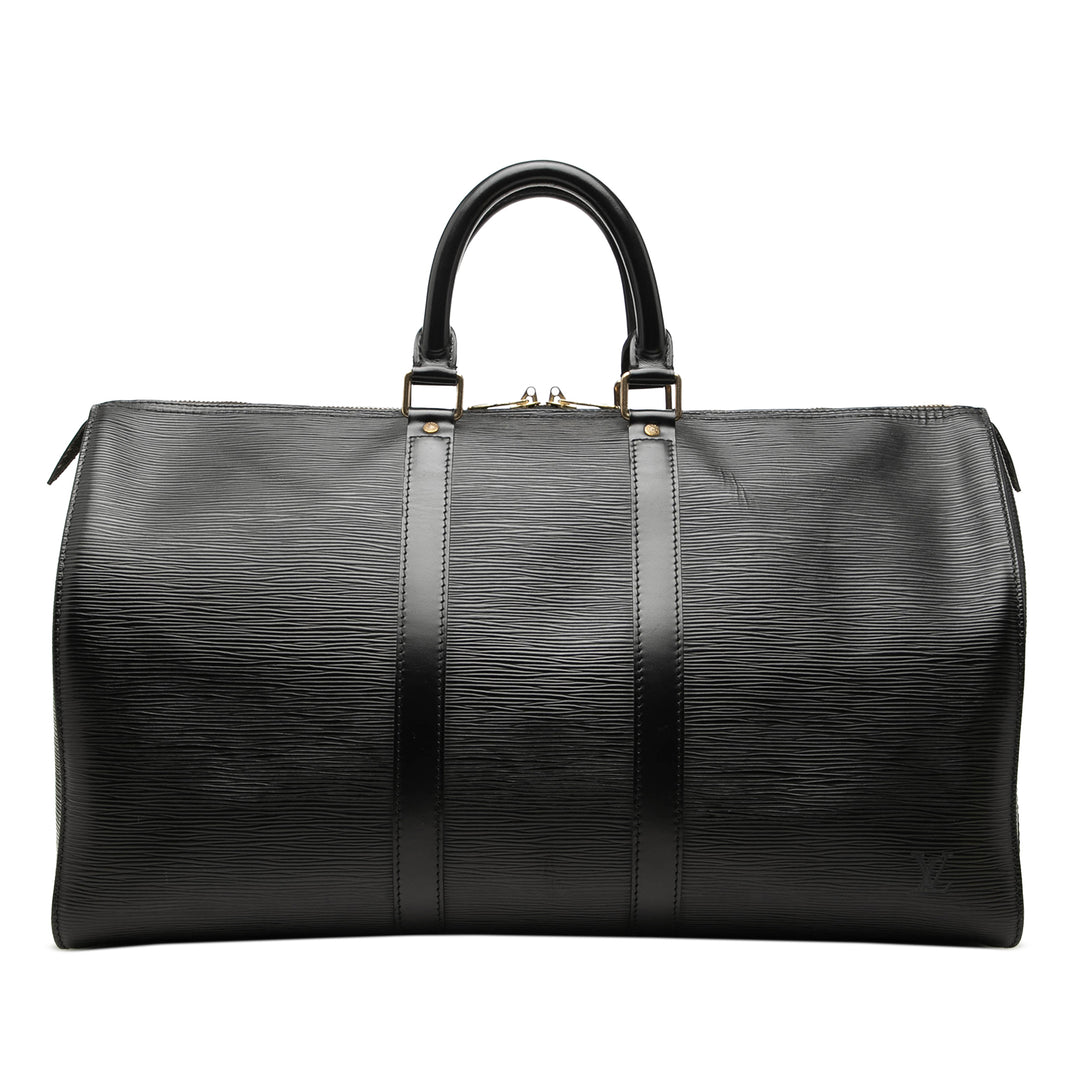 Louis Vuitton Keepall 45 Épi Noir – vue principale – GABY PARIS