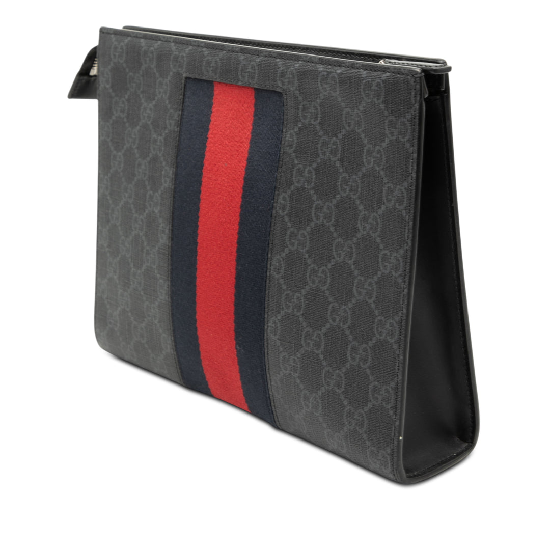 Gucci GG Supreme Web Pochette
