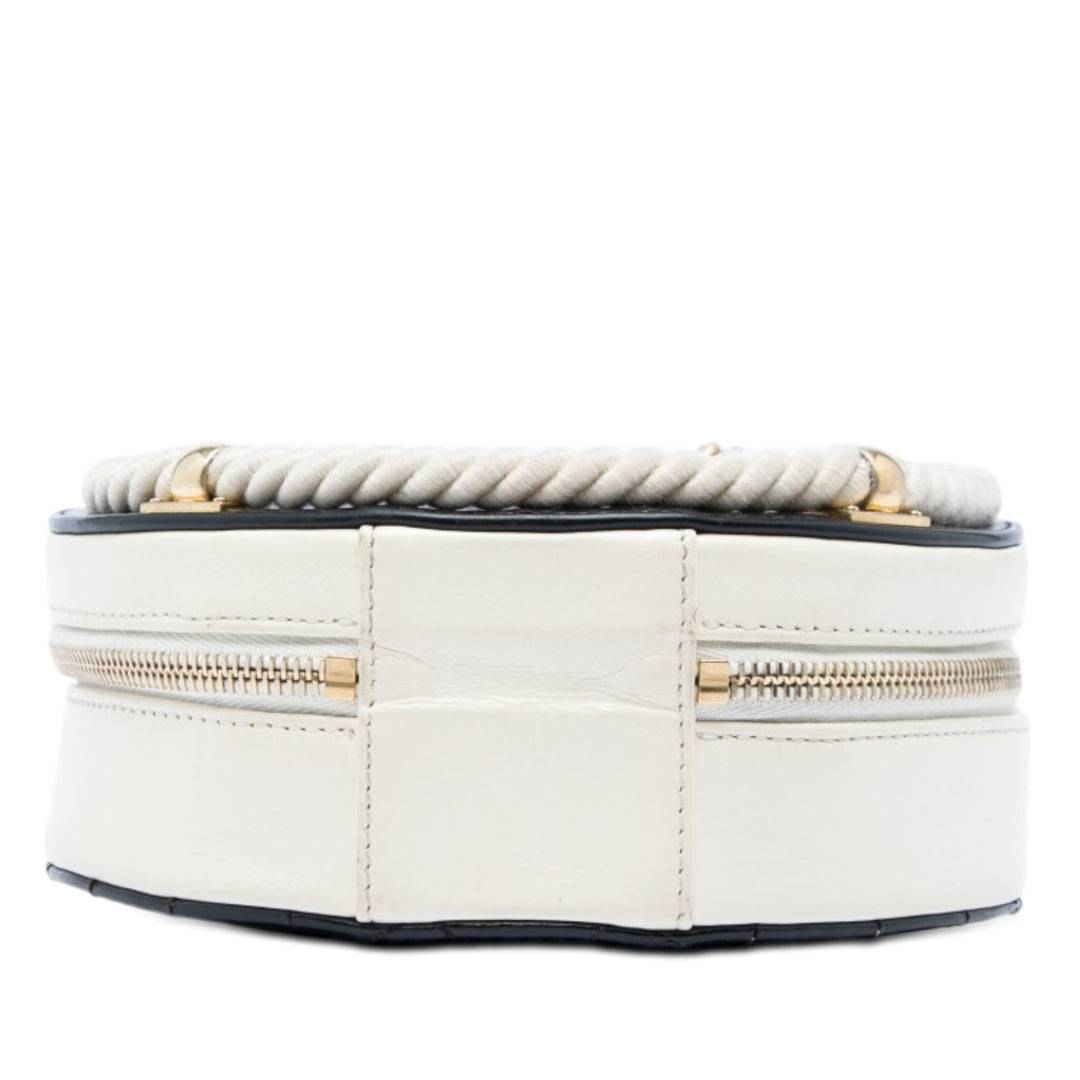 Chanel Crumpled Cuir de veau En Vogue Rond Sac
