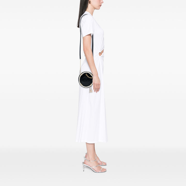 Chanel Crumpled Cuir de veau En Vogue Rond Sac