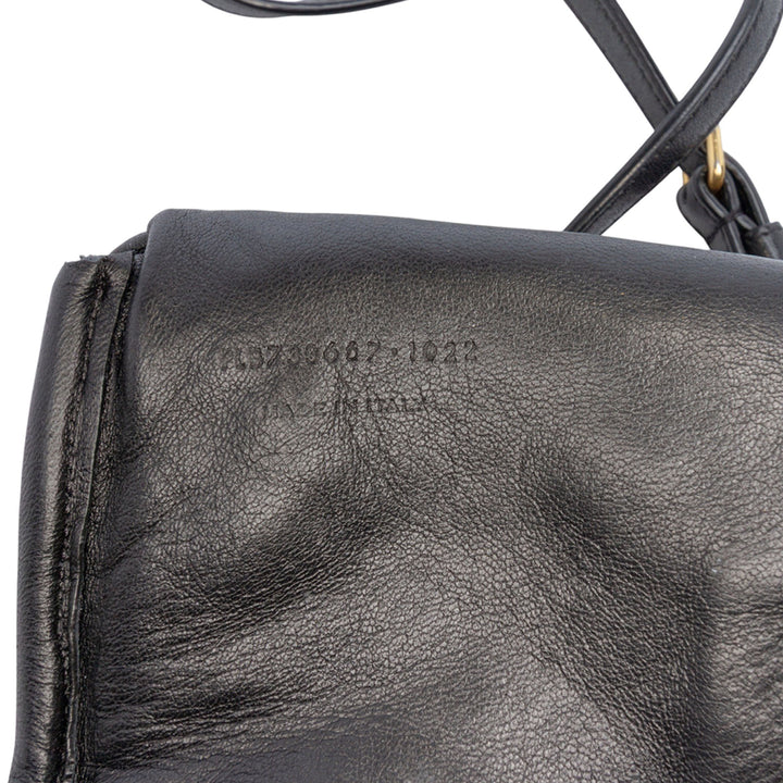 Saint Laurent Mini Matelassé Cuir d’agneau Gaby Zippered Pochette
