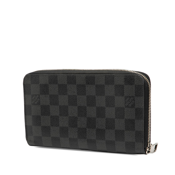 Louis Vuitton Damier Graphite Illustre Zippy Portefeuille organisateur