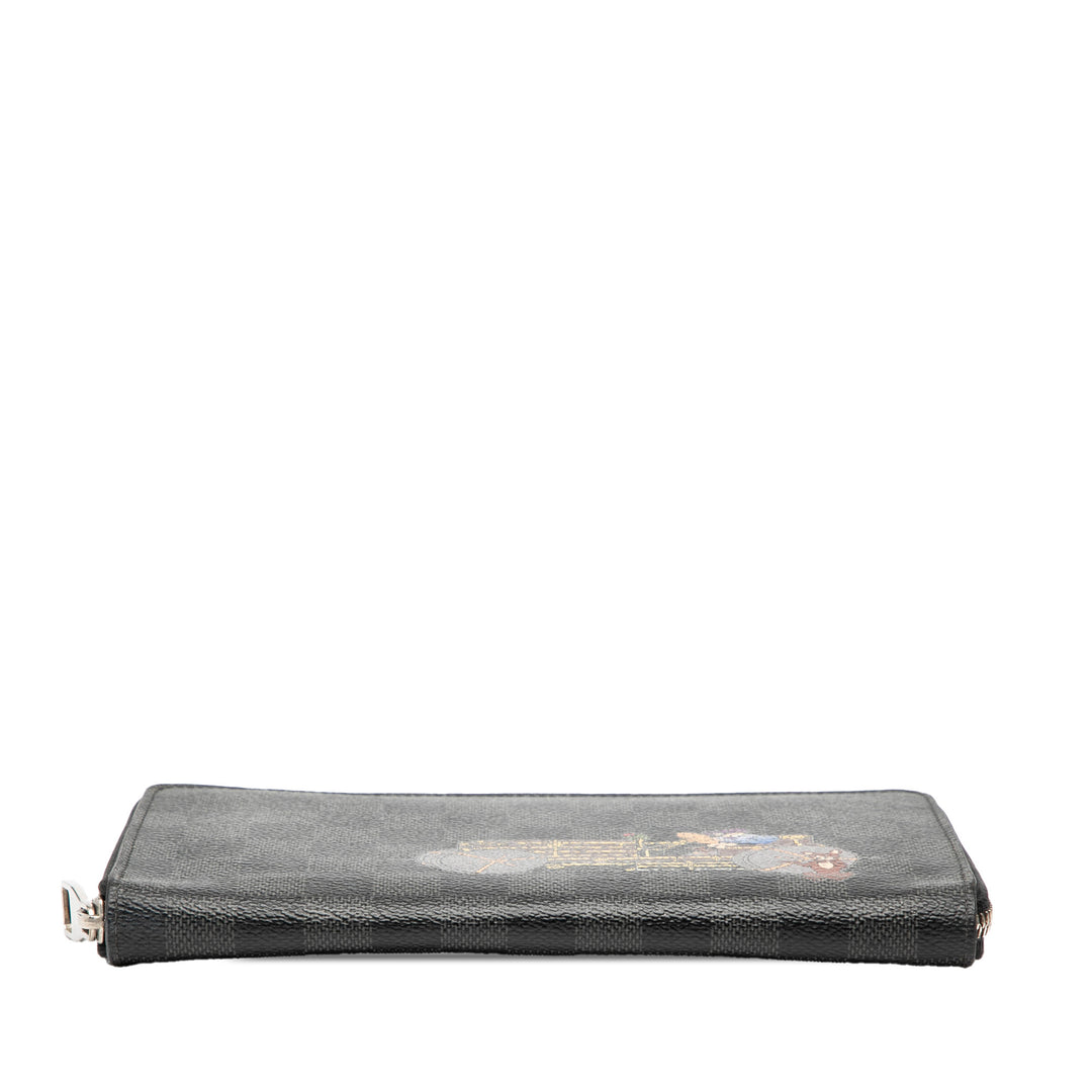 Louis Vuitton Damier Graphite Illustre Zippy Portefeuille organisateur