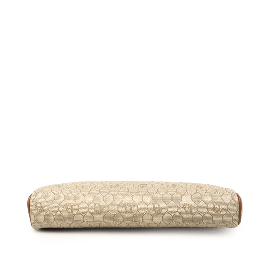 Honeycomb Pochette Toile enduite Beige