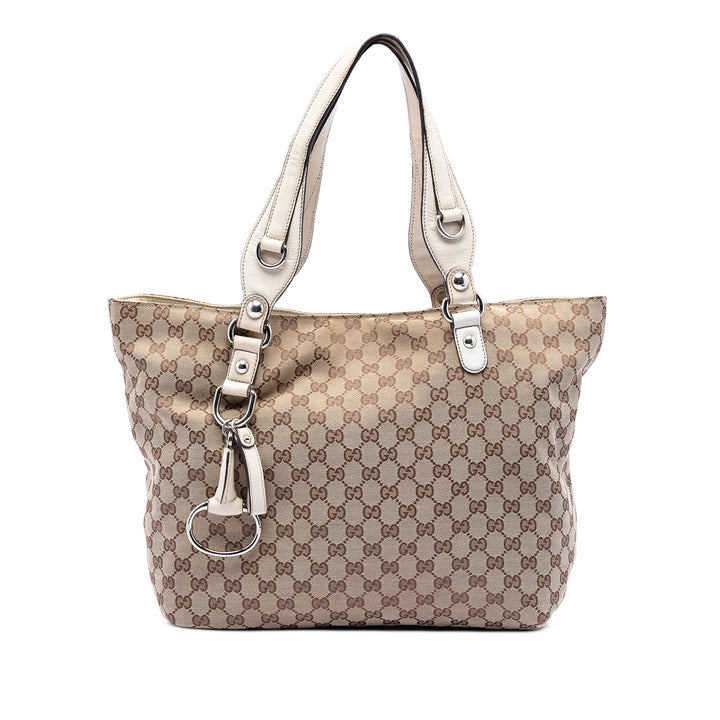 Gucci Medium GG Toile Icon Bit Cabas
