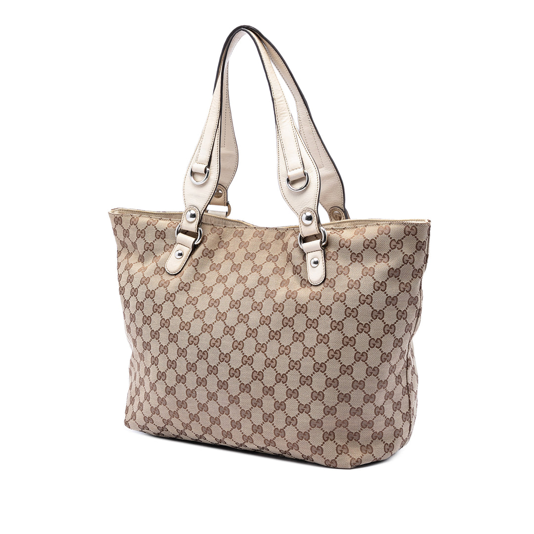 Gucci Medium GG Toile Icon Bit Cabas
