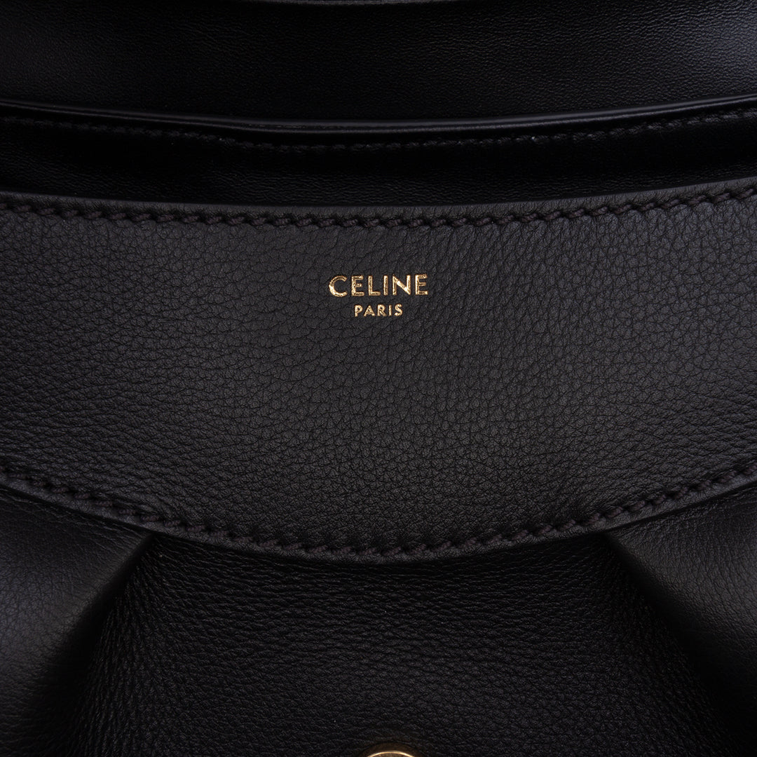 Celine Medium Cuir de veau Triomphe Polly Sac bandoulière