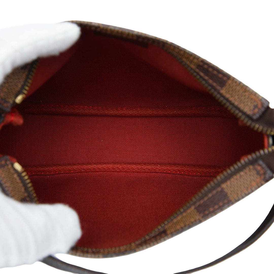 Louis Vuitton Trousse Pochette Damier Ébène Marron