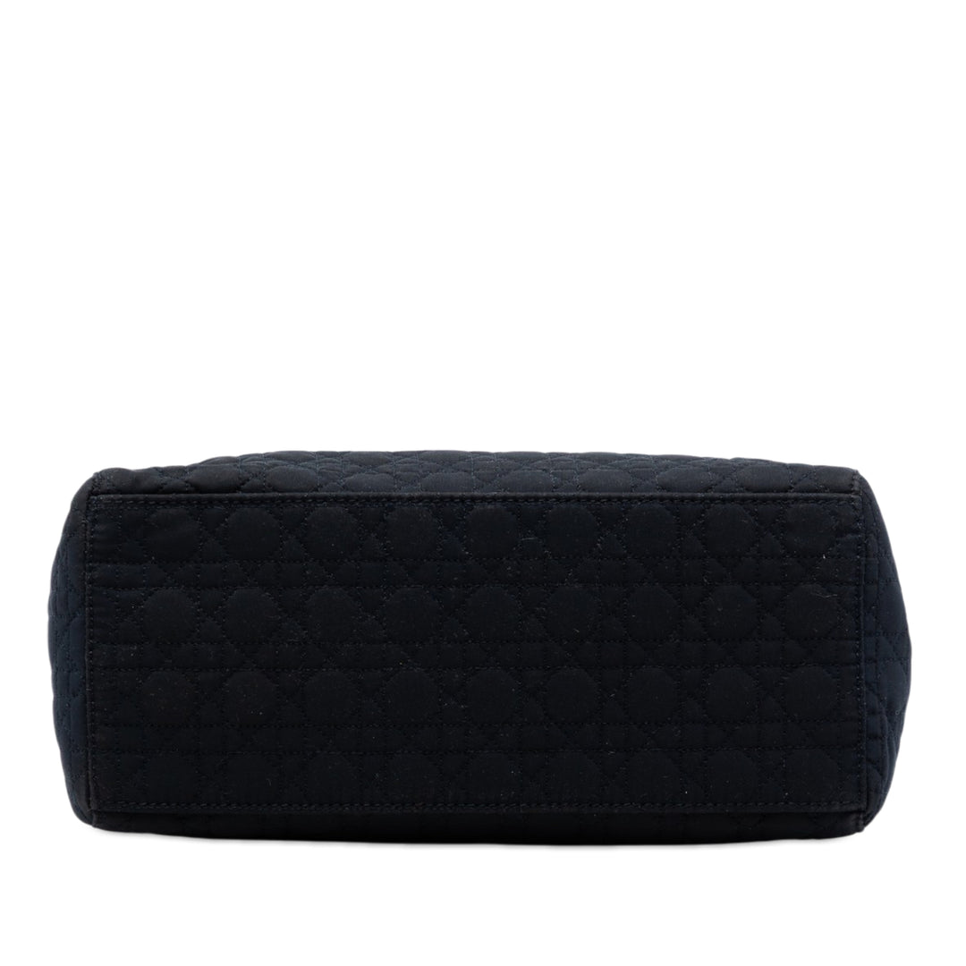 Dior Medium Nylon Microcannage Lady Dior