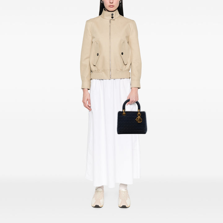 Dior Medium Nylon Microcannage Lady Dior