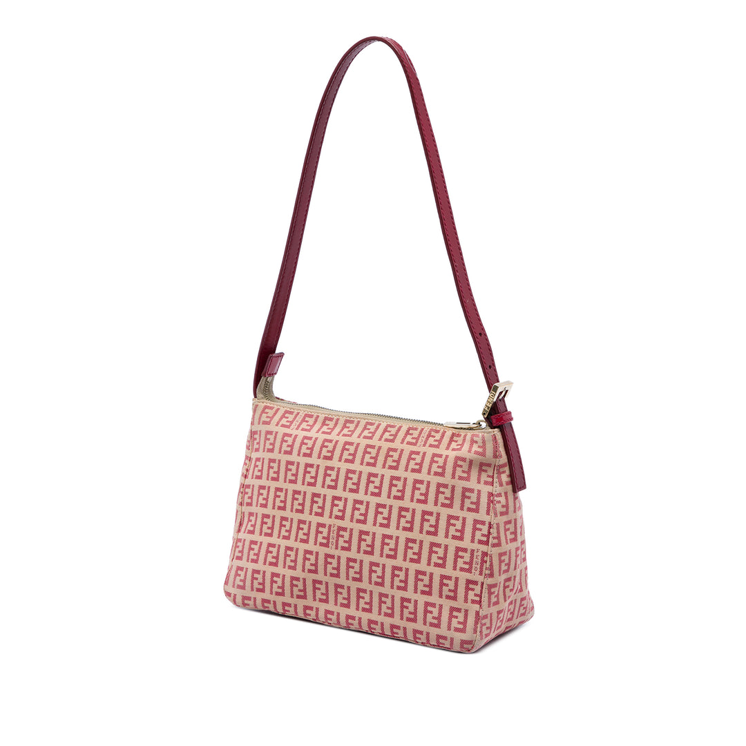 Fendi Sac porté épaule Zucchino Beige – vue 2 – GABY PARIS