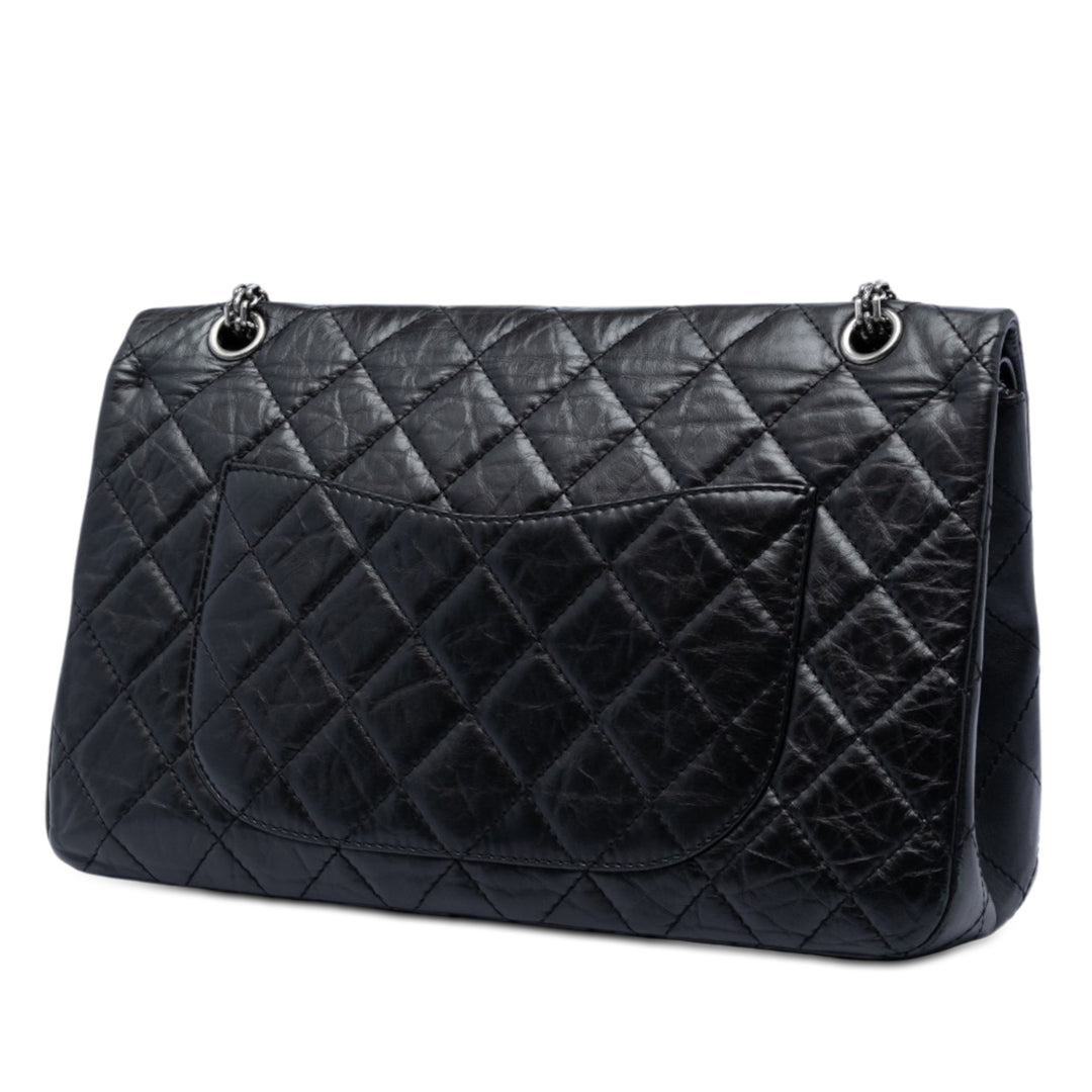 Chanel Matelassé vieilli Cuir de veau Reissue 2.55 Double rabat 227