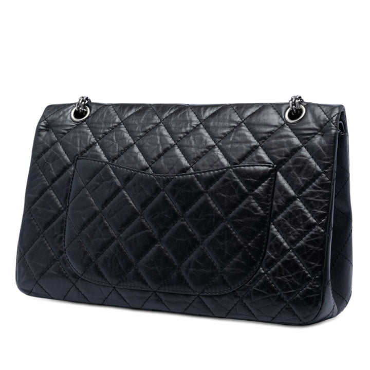 Chanel Matelassé vieilli Cuir de veau Reissue 2.55 Double rabat 227