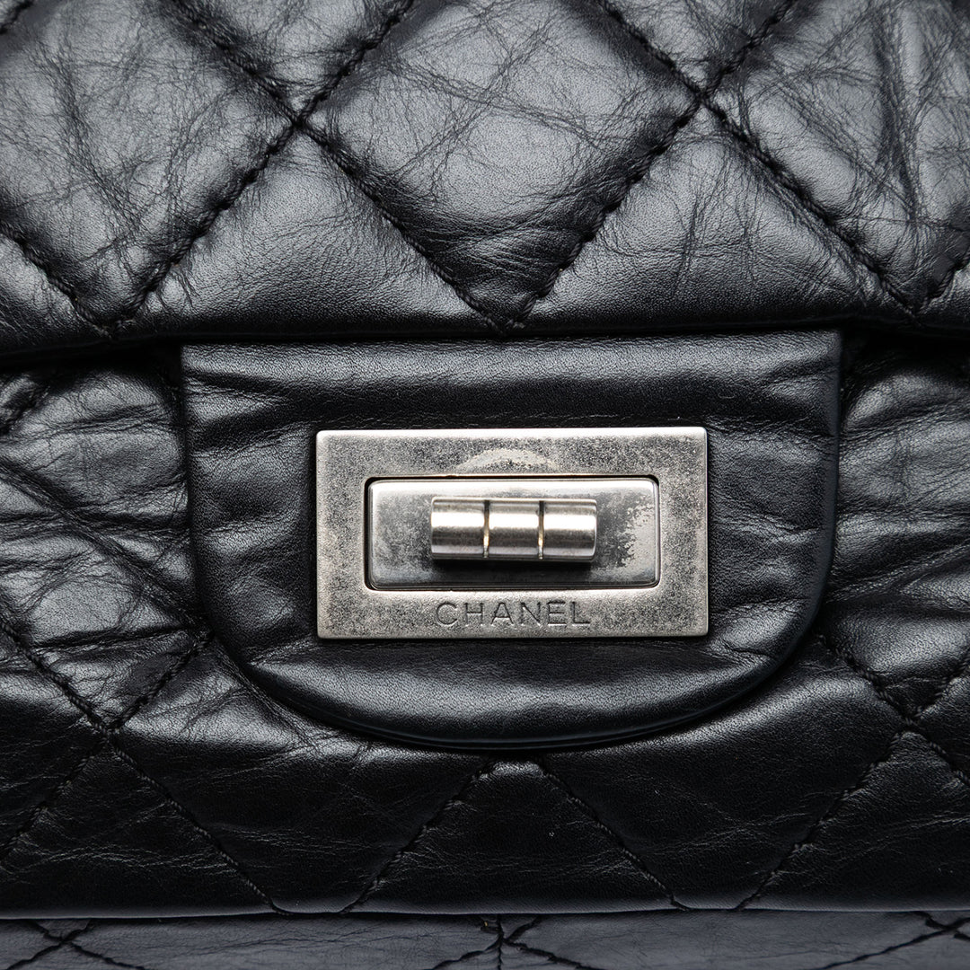 Chanel Matelassé vieilli Cuir de veau Reissue 2.55 Double rabat 227