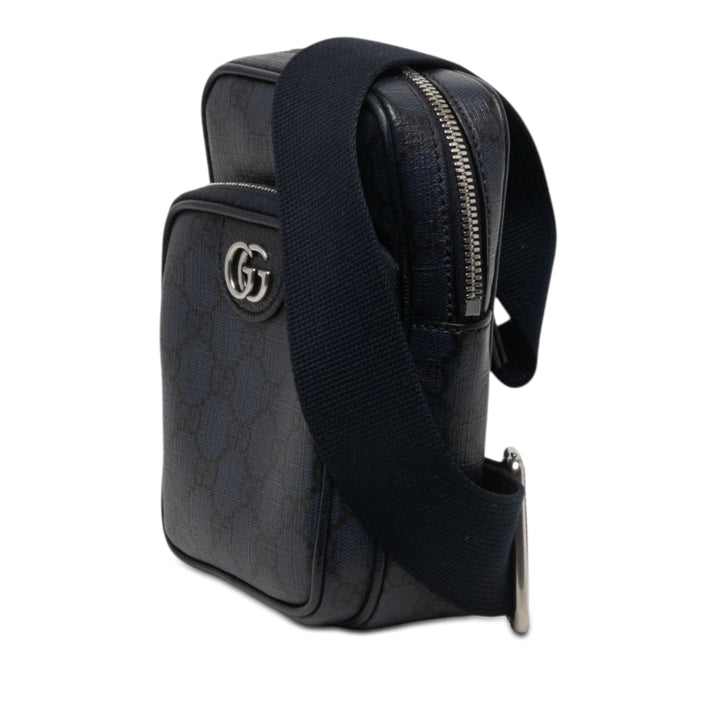 Gucci Sac bandoulière Ophidia Sling GG Supreme Mini Bleu – vue 2 – GABY PARIS