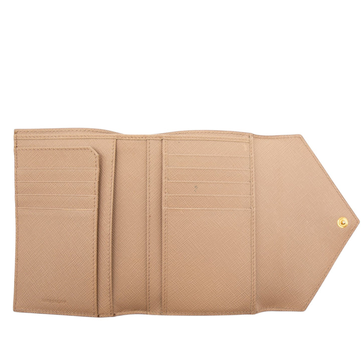 Prada Saffiano Trifold Envelope Portefeuille
