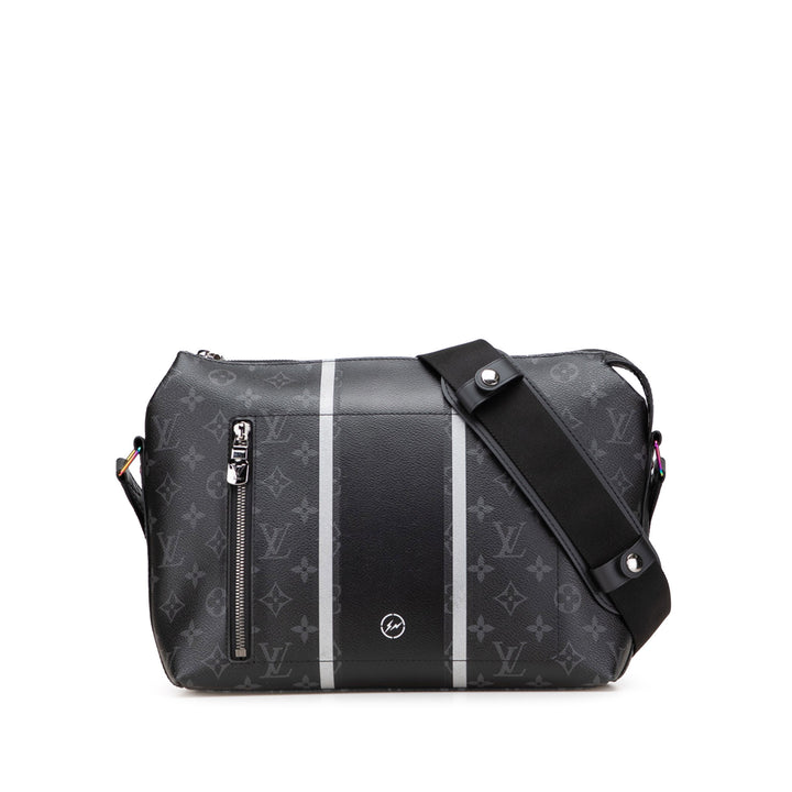 Louis Vuitton Fragment Monogram Eclipse Flash Apollo Messenger PM Noir