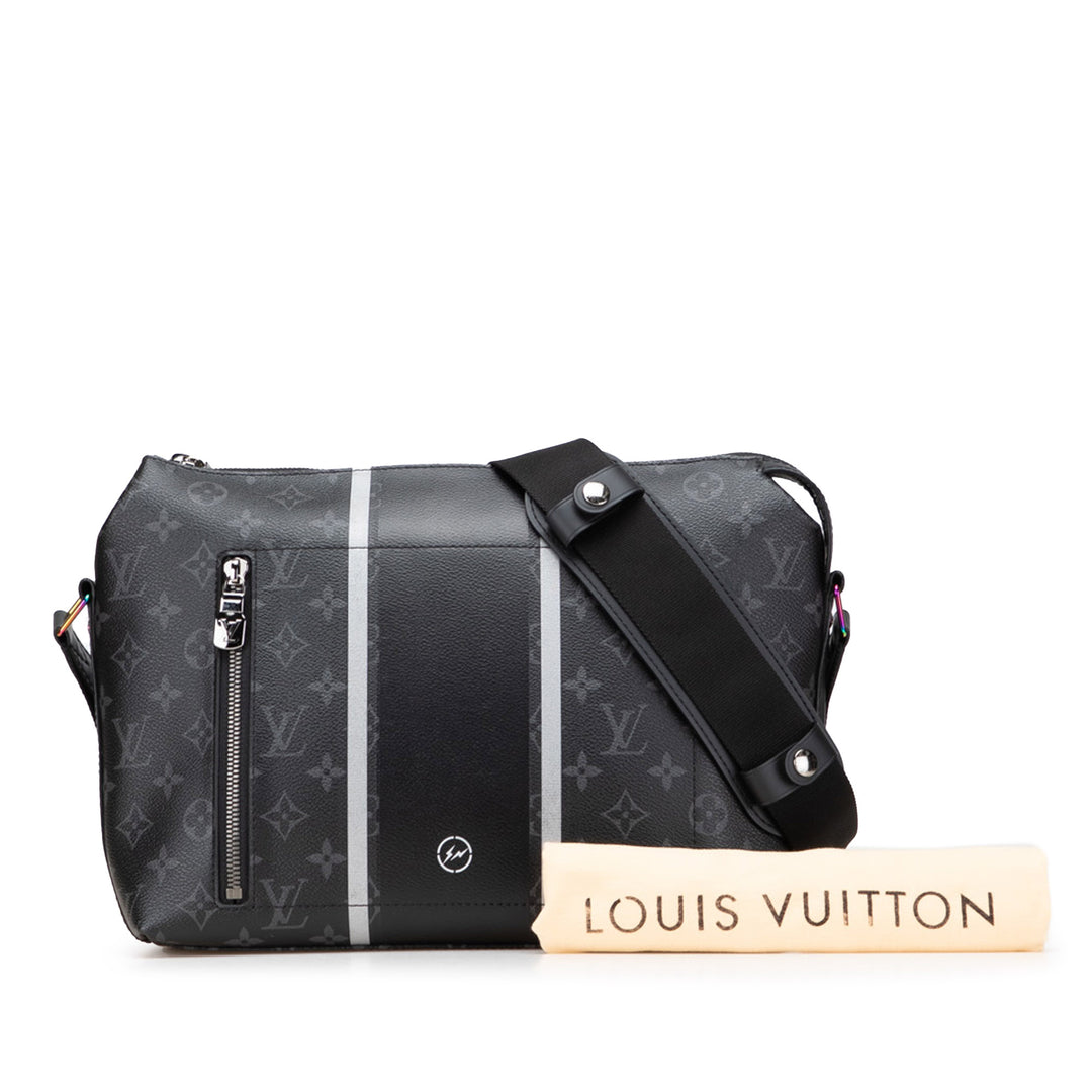 Louis Vuitton Fragment Monogram Eclipse Flash Apollo Messenger PM Noir