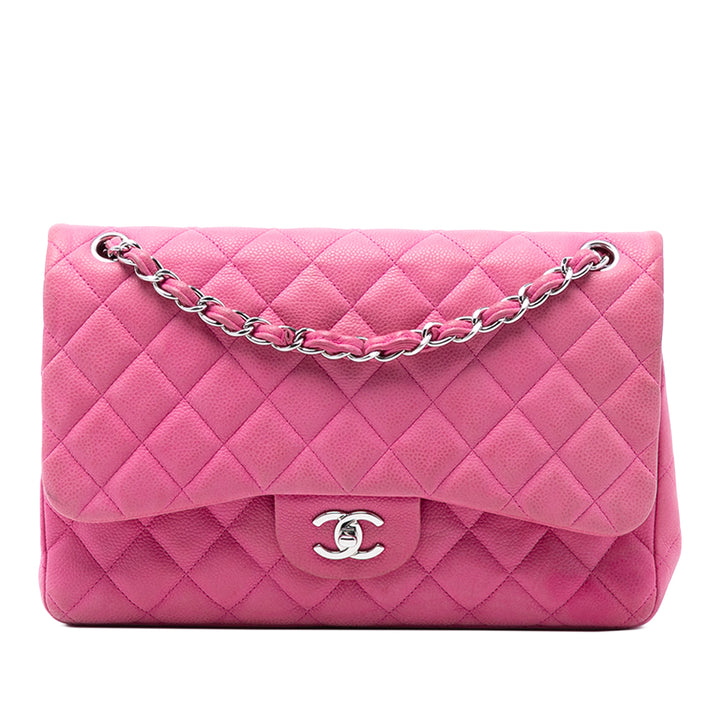 Chanel Jumbo Classic Caviar Double rabat