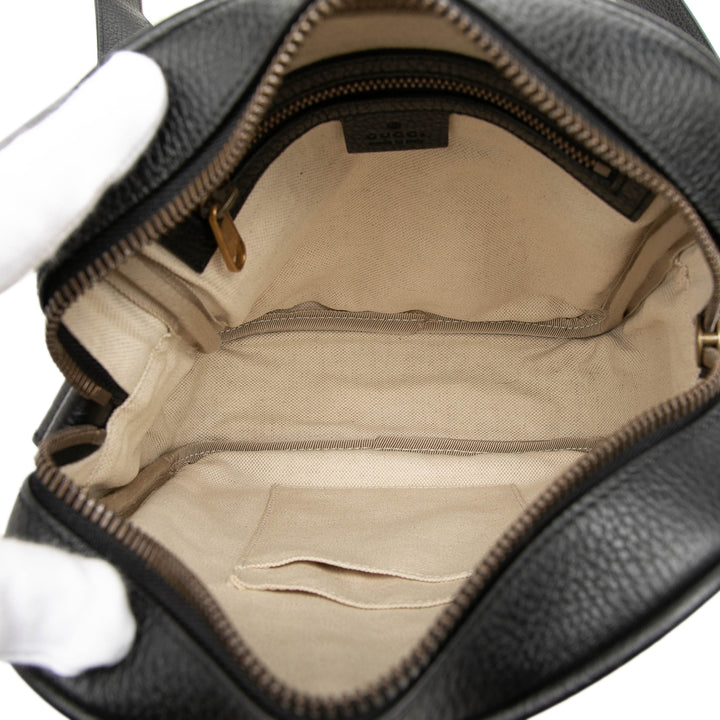 Gucci Cuir de veau grainé Logo Sac porté croisé