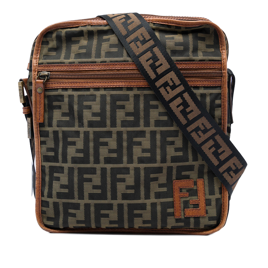 Fendi Zucca Toile Sac porté croisé