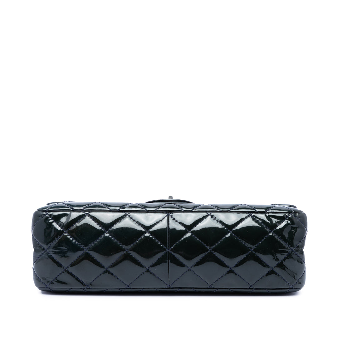 Chanel Matelassé Cuir verni Reissue 2.55 Double rabat 227