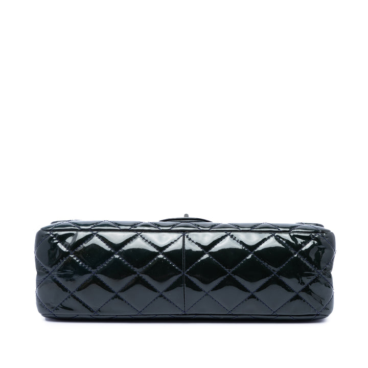 Chanel Matelassé Cuir verni Reissue 2.55 Double rabat 227